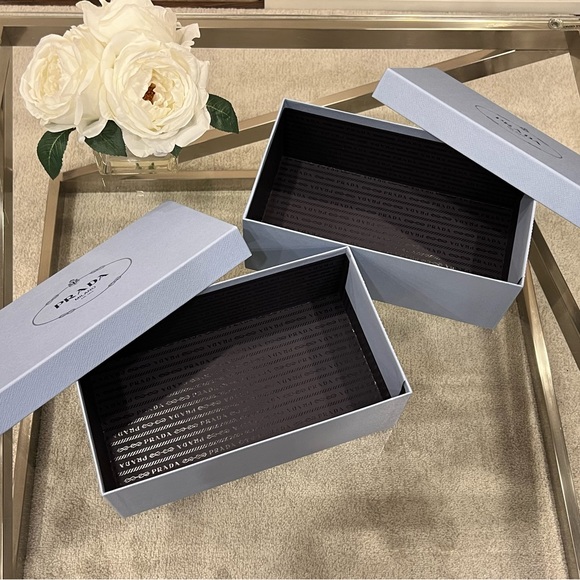 Prada Shoe Boxes (set of 2) - Picture 5 of 8